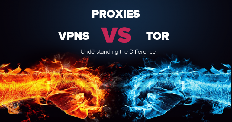 Proxies vs VPNs vs Tor - Compreendendo a diferença