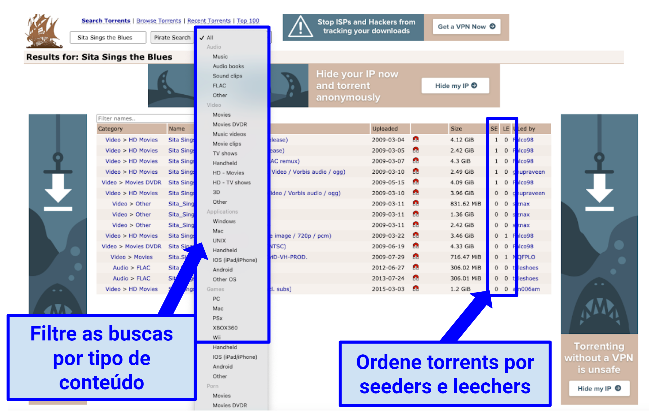 12 melhores sites de torrent em 2024: seguros e funcionand