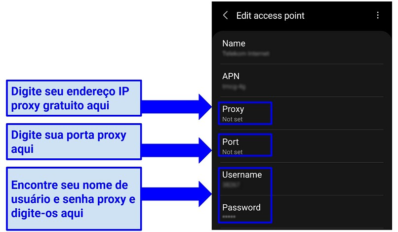 How to set up a free proxy on Android