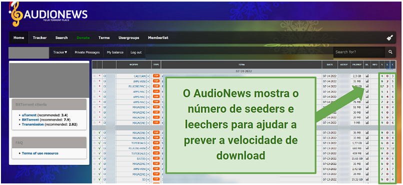 Picture of AudioNews search engine