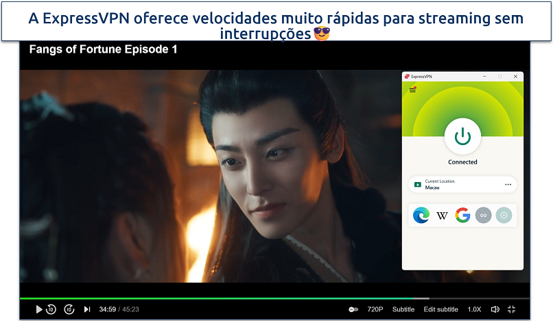 Screenshot of iQIYI home page